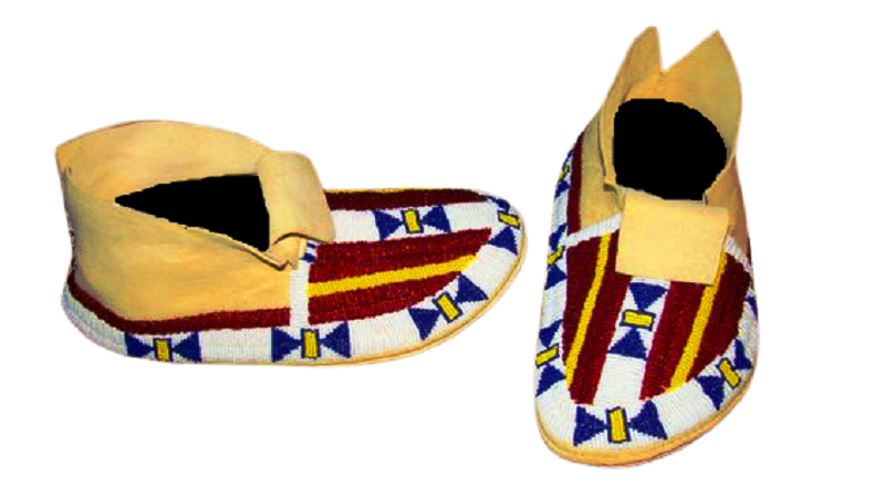 Native American Beaded Moccasin