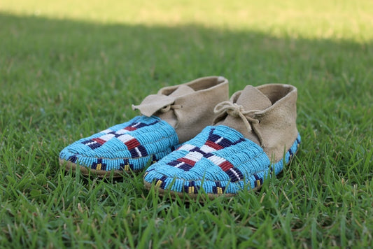 Native American Beaded Moccasin