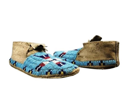 Native American Beaded Moccasin