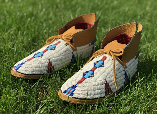 Native American Beaded Moccasin