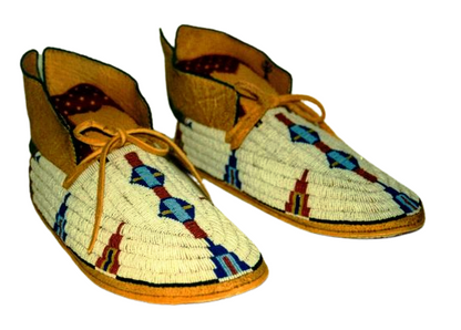 Native American Beaded Moccasin