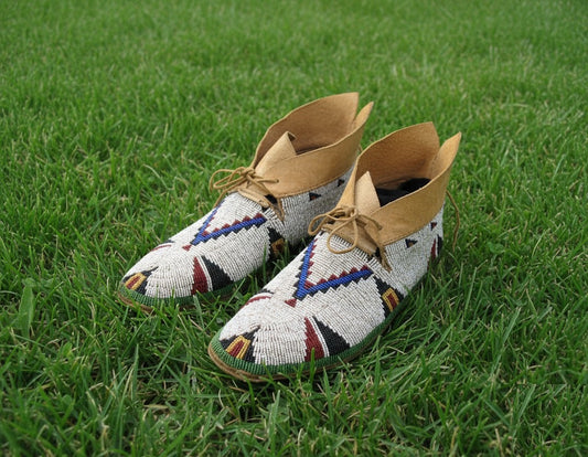 Native American Beaded Moccasin