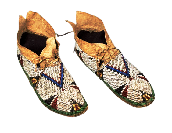 Native American Beaded Moccasin