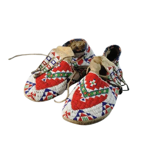 Native American Beaded Moccasin