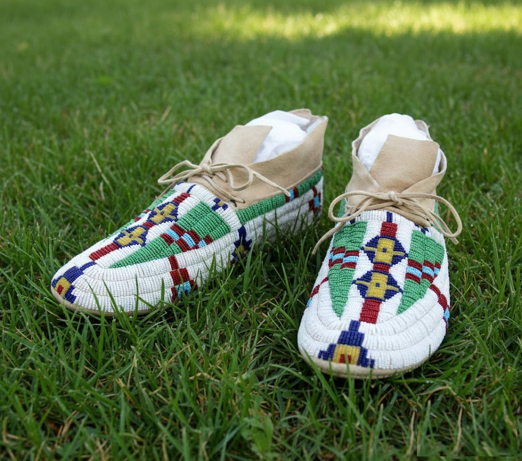 Native American Beaded Moccasin