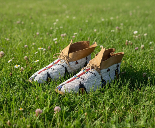 Native American Beaded Moccasin