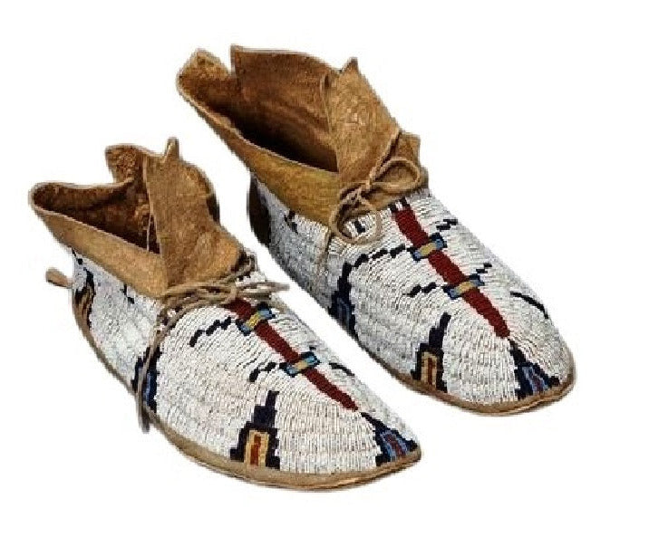 Native American Beaded Moccasin