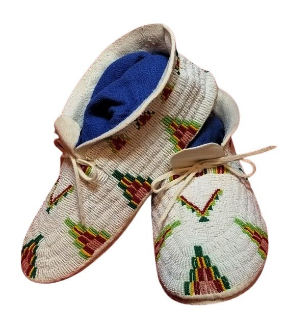 Native American Beaded Moccasin