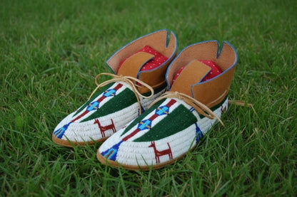 Native American Beaded Moccasin