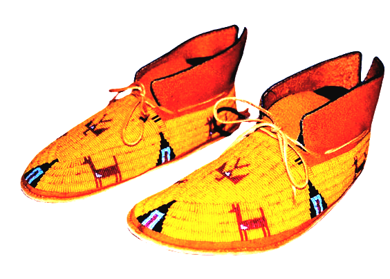 Native American Beaded Moccasin