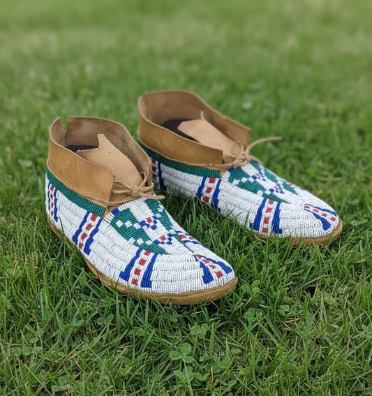 Native American Beaded Moccasin
