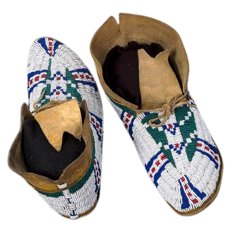 Native American Beaded Moccasin