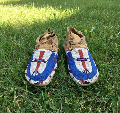 Native American Beaded Moccasin