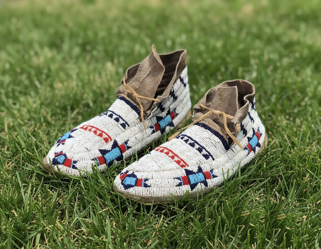 Native American Beaded Moccasin