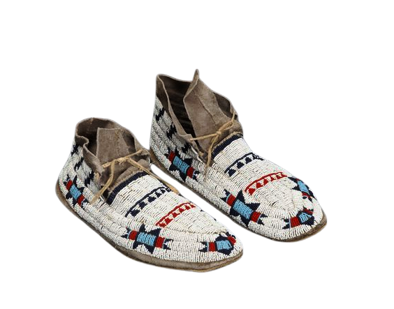 Native American Beaded Moccasin