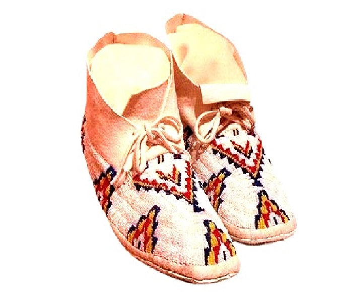 Native American Beaded Moccasin