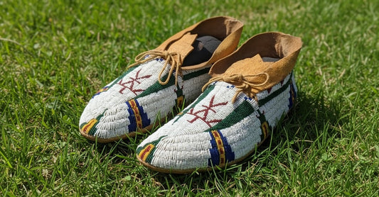 Native American Beaded Moccasin