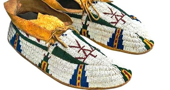 Native American Beaded Moccasin