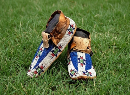 Native American Beaded Moccasin