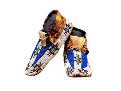 Native American Beaded Moccasin