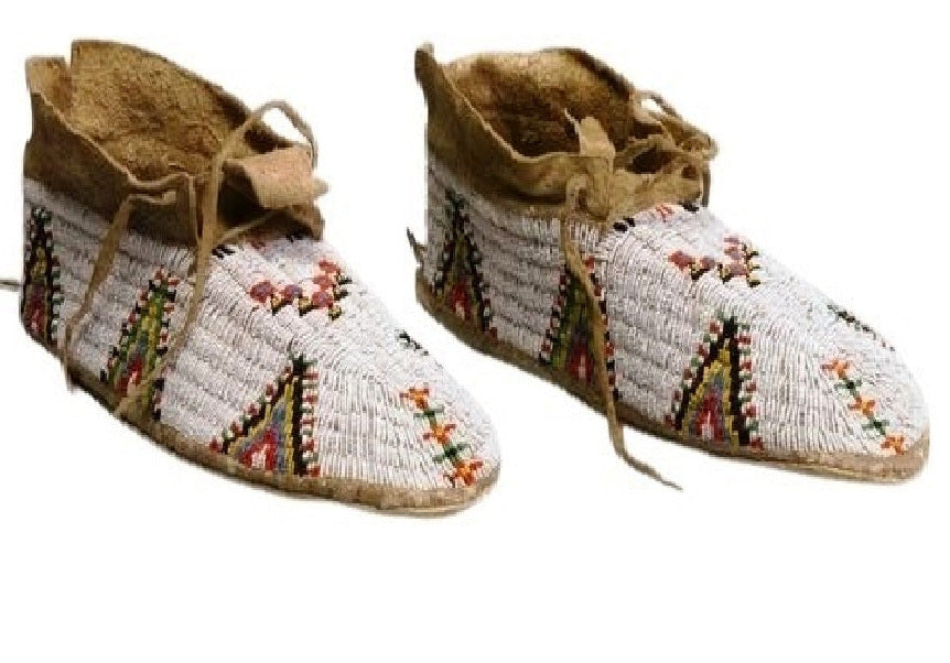 Native American Beaded Moccasin