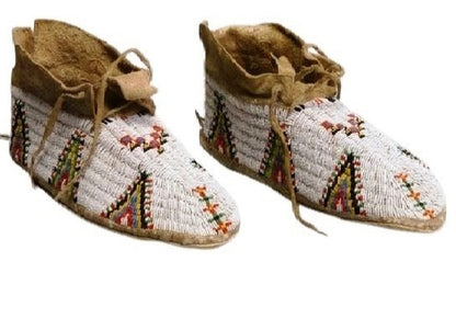 Native American Beaded Moccasin