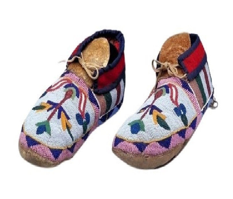 Native American Beaded Moccasin