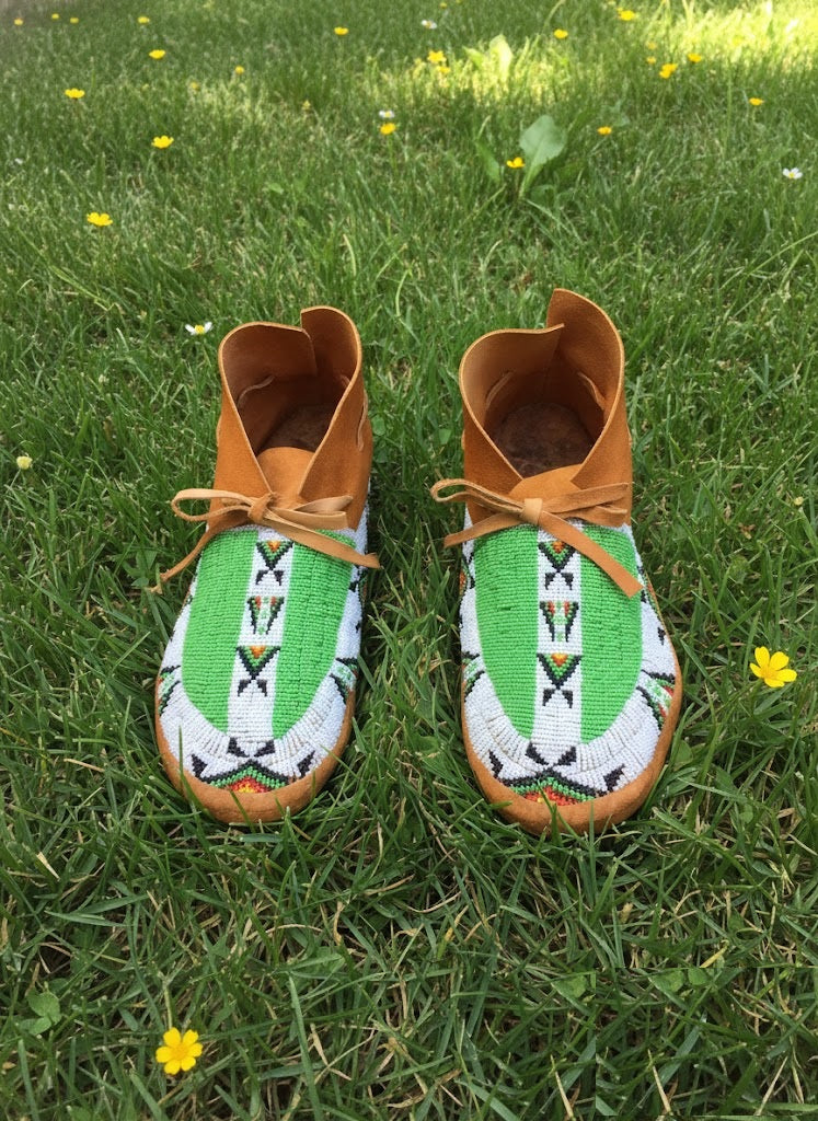 Native American Beaded Moccasin