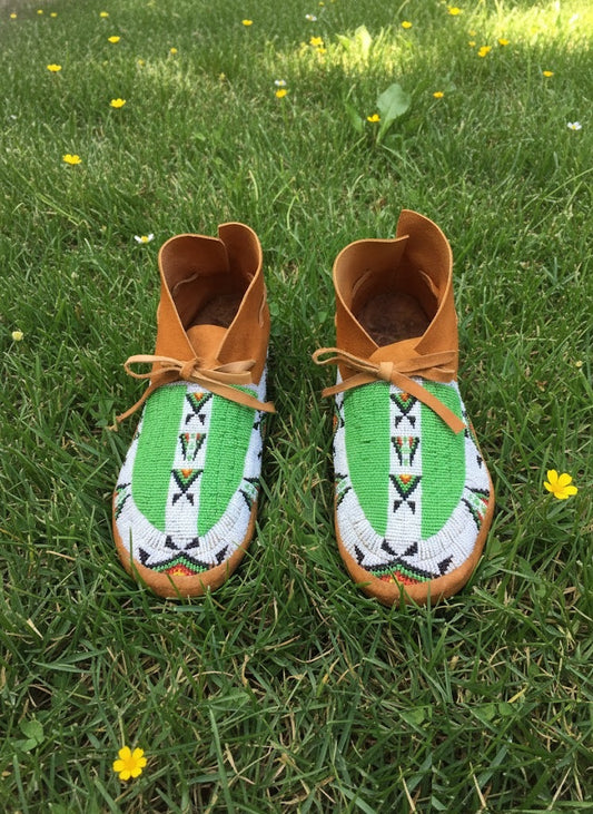 Native American Beaded Moccasin