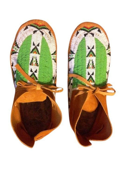 Native American Beaded Moccasin