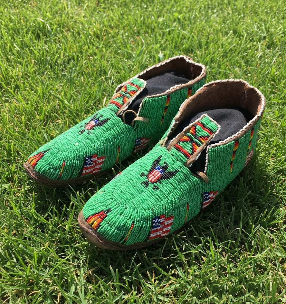 Native American Beaded Moccasin