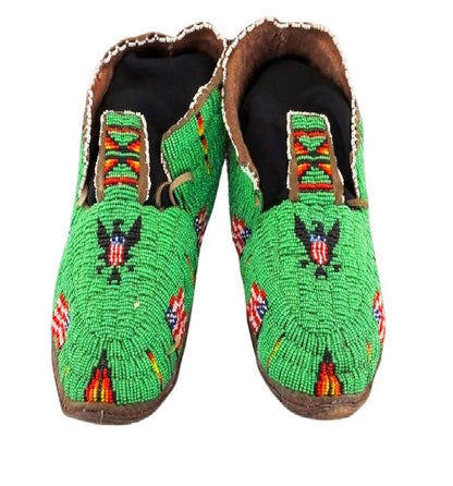 Native American Beaded Moccasin