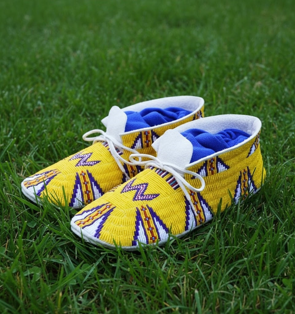 Native American Beaded Moccasin