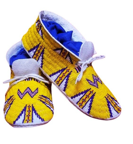 Native American Beaded Moccasin