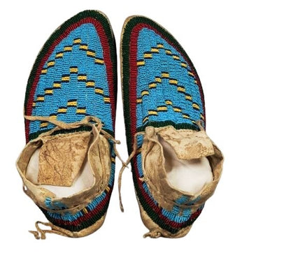 Native American Beaded Moccasin