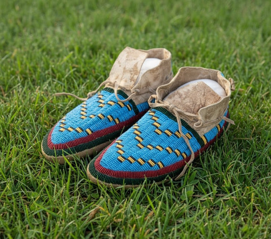 Native American Beaded Moccasin