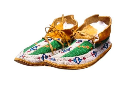 Native American Beaded Moccasin