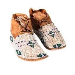 Native American Beaded Moccasin