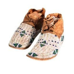 Native American Beaded Moccasin