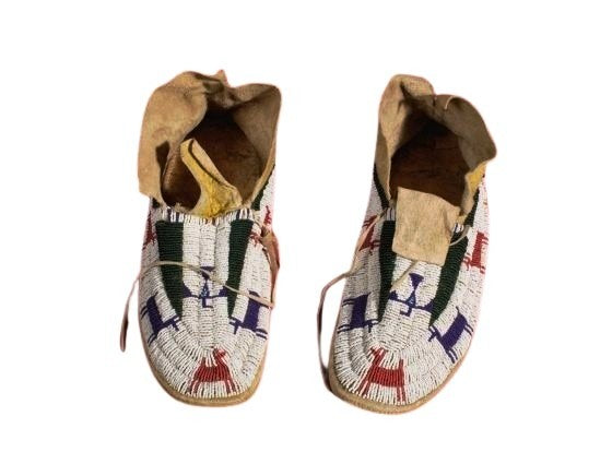 Native American Beaded Moccasin