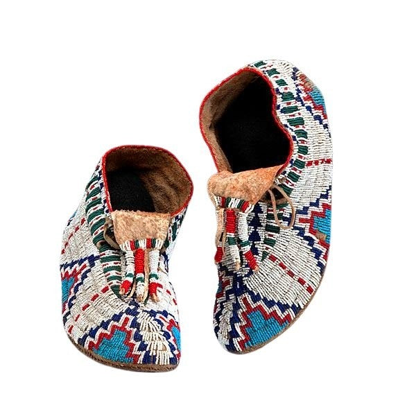 Native American Beaded Moccasin