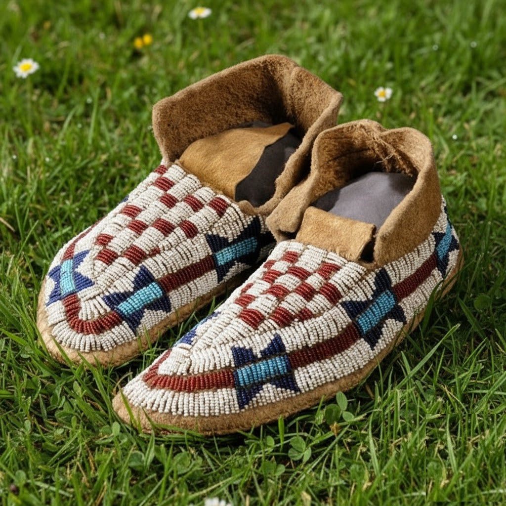 Native American Beaded moccasin