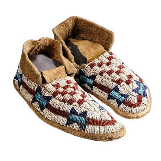 Native American Beaded Moccasin