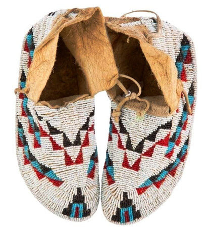 Native American Beaded Moccasin
