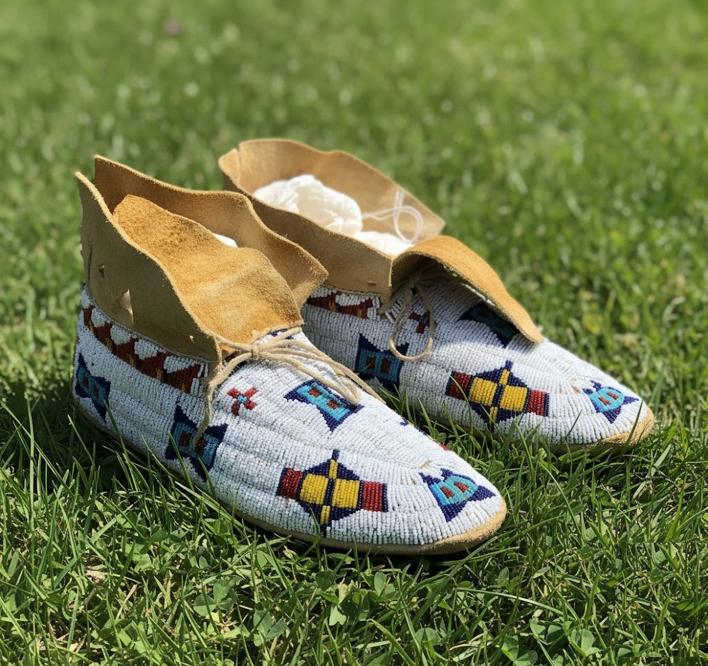 Native American Beaded moccasin