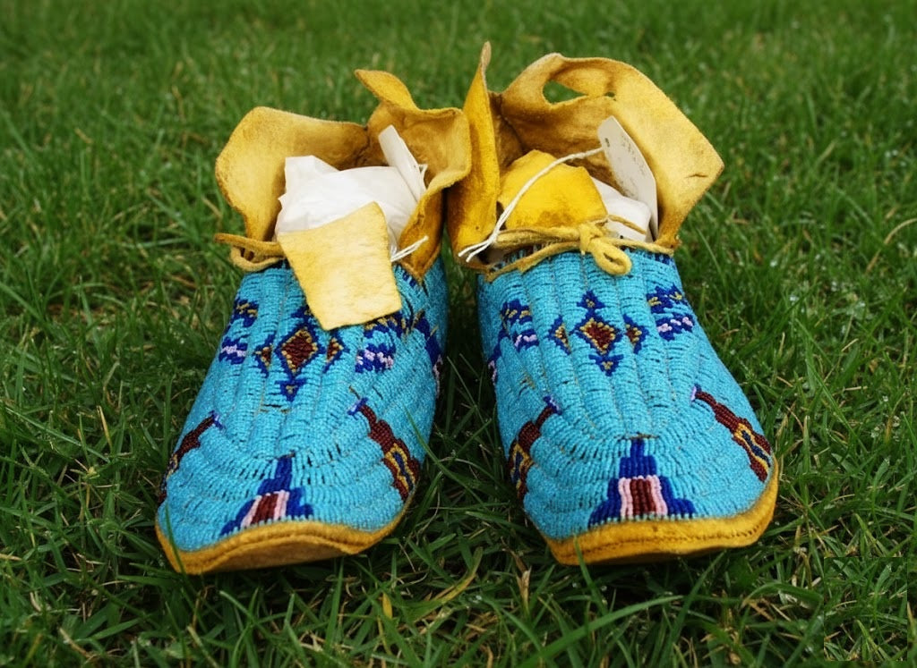 Native American Beaded moccasin