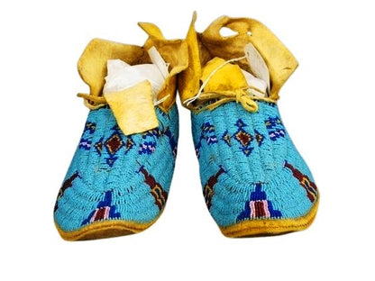 Native American Beaded Moccasin