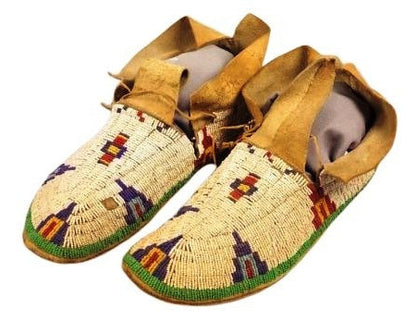 Native American Beaded Moccasin
