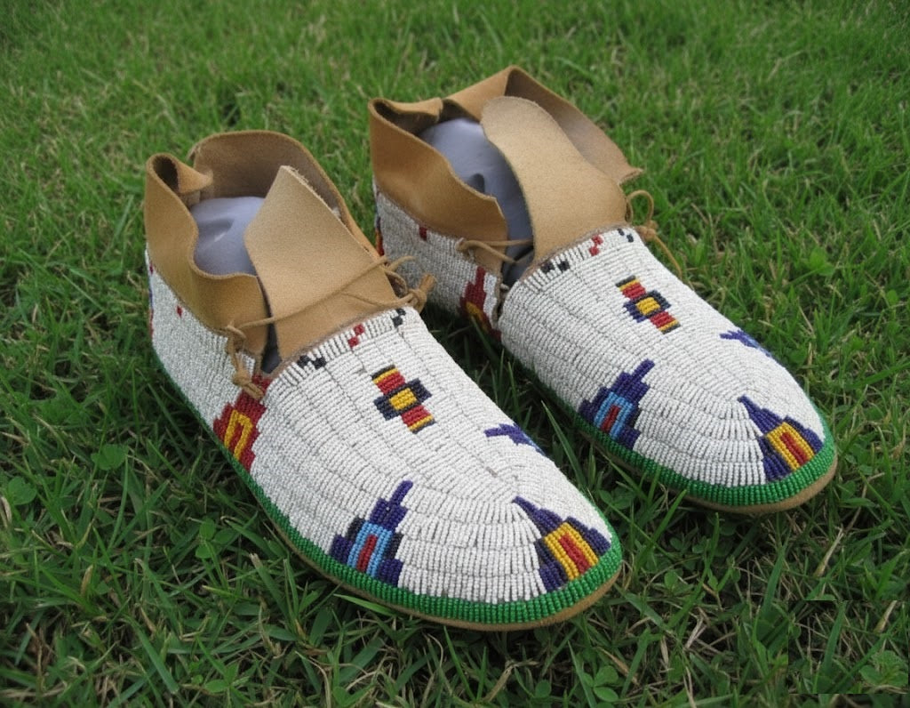 Native American Beaded moccasin