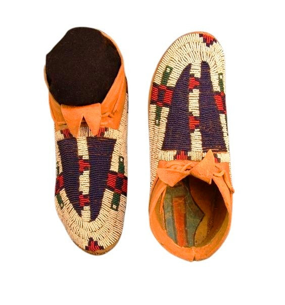 Native American Beaded Moccasin